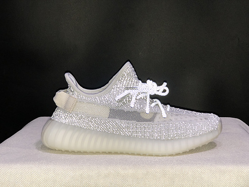 The real  is full of flowers_ Coconut 350 V2 _full star_ Yeezy 350 Boost V2 _Static Refective_ Item Number_ EF2367 men_s and women_s shoes 36-48 yards-0ccf900d